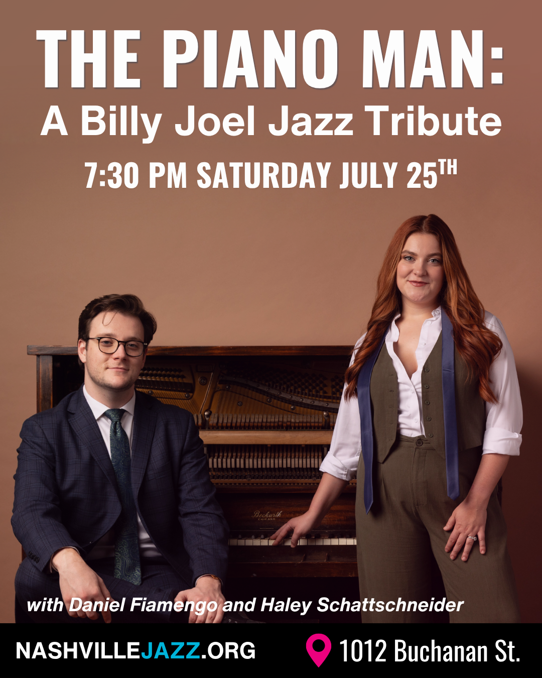 The Piano Man: A Billy Joel Jazz Tribute — Nashville Jazz Workshop